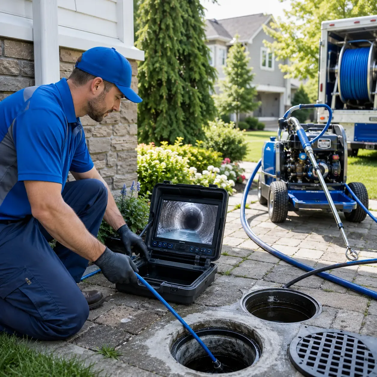 Outdoor drain cleaning professionals serving Grant City, MO